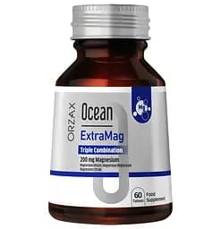 Магній цитрат, малат та гліцинат Orzax Ocean Extramag, 60 таблеток