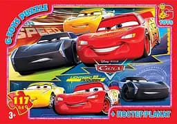 Пазлы G-Toys Тачки, 117 элементов, Z10198