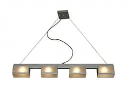 Люстра подвесная Brille галогенная G9 60W GY (BR-248S/4)