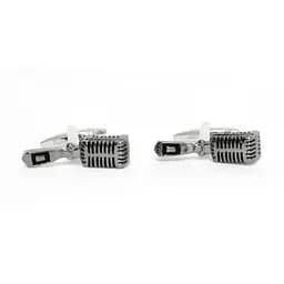 Запонки Ретро Мікрофон Handmade acs0005836 - мініатюра 3