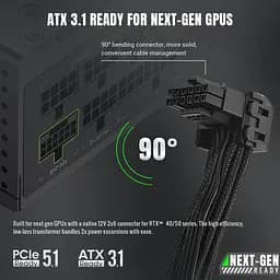 Блок живлення GameMax GS 750G V25 750W SFX 80+ Gold (GS 750G V25) - мініатюра 10