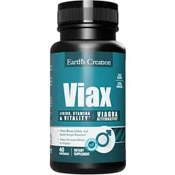 Стимулятор тестостерону Earth‘s Creation VIAX Male Supplement 40 капсул