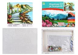 Набір для розпису по номерах Вулиця у моря, TK Group, 30x40 см, 30408