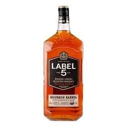 Віскі Label 5 Bourbon Barrel Single Grain Scotch Whisky 40% 1 л у подарунковій упаковці - мініатюра 2