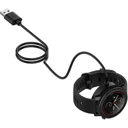 Зарядний пристрій DK кабель (1m) USB для Xiaomi Amazfit 3 Stratos (A1928) (black) - мініатюра 2