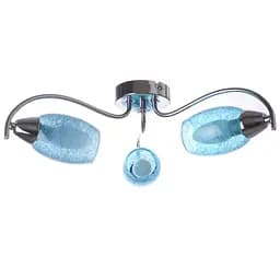 Люстра стельова Brille класична E14 40W CH+BL (LK-534C/3)