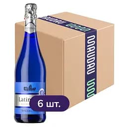Упаковка игристого вина Latinium Sparkling белое полусладкое 4.5 л (0.75 л х 6 шт.)