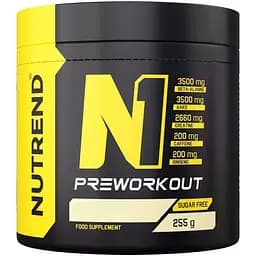 Передтренувальний комплекс Nutrend N1, 255 грам - Тропічна цукерка