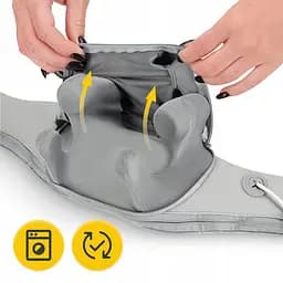 Накидка-масажер 4FIZJO Shiatsu Evo+ для шиї та спини, акумуляторний Grey (P-5905973404150) - мініатюра 11