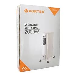 Масляний обігрівач Vortex VO4220, 2000 Вт - мініатюра 2