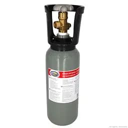 Балон CO2 з плоским дном Aqua Nova , метал, 2 л (NCO2-2L-GRAY) - мініатюра 1