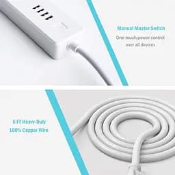 Фільтр мережі Meross MSS425 Wi-Fi Plug, Smart Socket - мініатюра 6