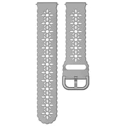 Ремінець Flower для Samsung Galaxy Watch 42mm - сірий ширина кріплення 20мм силікон Watchbands (W32-5WB13876522) - мініатюра 3