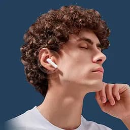 Бездротові навушники Haylou T33 MoriPods, IPX4, ANC, BT5.0, 35mAh, 310mAh, 6h, TWS Earbuds White EU - мініатюра 6