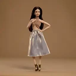 Лялька Barbie Mattel Basics №6 брюнетка (JJX25) - мініатюра 4