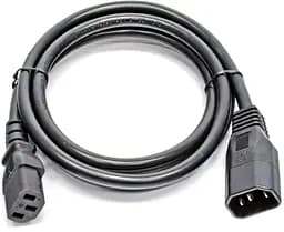 Кабель живлення 220В 1.8 м, 1,5мм2 С13-С14 (подовжувач) Kingda (PC6063-1.8M)