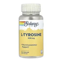 Амінокислота Solaray L-Tyrosine 500 мг - 100 капс