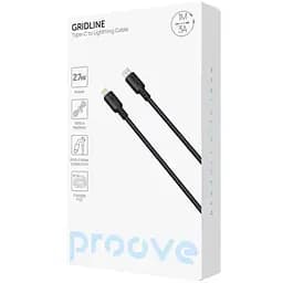 Кабель Proove GridLine Type-C to Lightning 27W (1m) black (CCGL27002101) - мініатюра 2