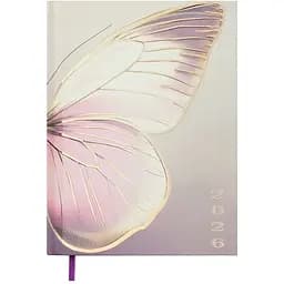 Щоденник датований Buromax Spoleto 2026 поліграфічний A5 рожевий (BM.2168-10)