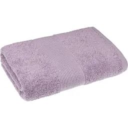 Рушник махровий Home Line з бордюром 500 г/м² 90х50 см бузковий (165678)