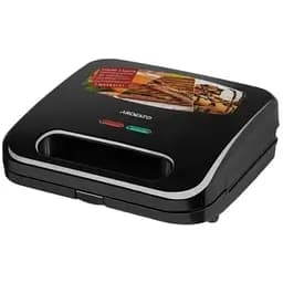 Мультимейкер Ardesto SM-H300B 700 Вт 3 пластини: сендвіч вафельна гриль антипригарне покриття Black