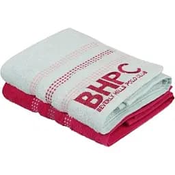 Набір рушників Beverly Hills Polo Club 355BHP1266 90х50 см світло-блакитний з червоним 2 шт. (svt-2000022228879)