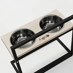 Hollky Flex L — регульовані миски на підставці для великих собак (2 × 1.8 л) - мініатюра 8