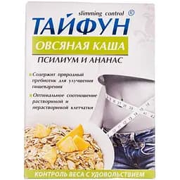 Каша овсяная Тайфун с псилиумом и ананасом в пакетах 200 г (5 шт. х 40 г)