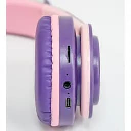 Бездротові дитячі навушники CAT EAR YW-018 з котячими вушками з підсвічуванням - мініатюра 3