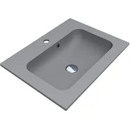 Умивальник Miraggio Della 600 mirastone gray 0000988, Сірий