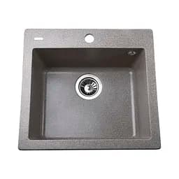 Гранитная мойка Globus Lux Aosta мокко 490x455мм, Серый