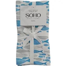 Набор кухонных полотенец Soho Fish 40х40 см 4 шт.