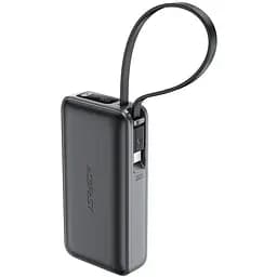 УМБ Acefast 10000mAh 30W PD USB-C witch cable, USB-A, Li-Pol, M7 Black - мініатюра 2