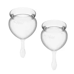 Менструальные чаши Satisfyer Feel Good, Белые