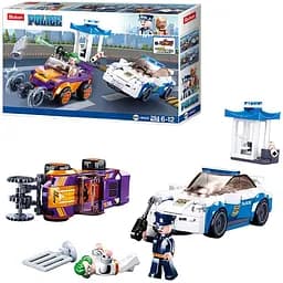 Конструктор Sluban M38-B0825 Полиция - Погоня за преступником 264 элемента