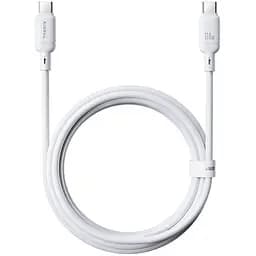 Кабель Baseus Silky Series Fast Charging Cable Type-C to Type-C 100W 2 м Білий - мініатюра 3