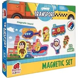 Набор магнитов с доской Vladi Toys Transport RK2090-04 (5903858960364)