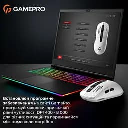 Миша GamePro Genesis Winner Wireless White (GM079W) [140366] - мініатюра 8