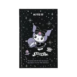 Блокнот Kite А6 Kuromi, тверда обкладинка, 80 аркушів, клітинка (HK24-199-1)