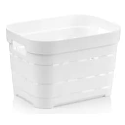 Кошик Idea Home Pyramid без кришки 5 л 24x17.5x16 см білий (00612 White)