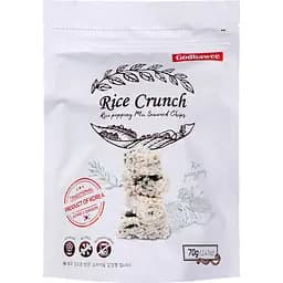 Закуска Godbawee Rice Crunch рисова хрустка з морськими водоростями та кунжутом 70 г (947979)
