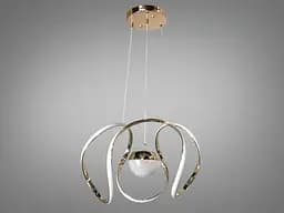 Стельова люстра LED Diasha 1955/1G 1955, 75W, 3025 лм, золото, регульована, для великої кімнати - мініатюра 3