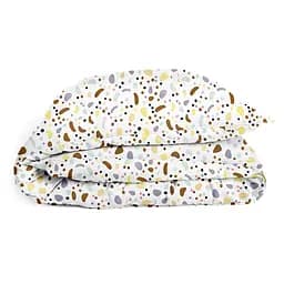 Дитяча постільна білизна в ліжечко COLORFUL STONES, бежевий (StoneColor_Mustard16_140) - мініатюра 4