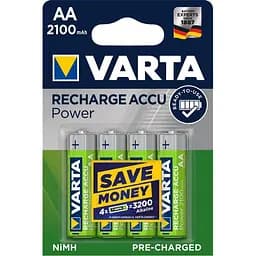 Акумулятор Varta Ready to Use AA/HR06 Ni-MH 2100 mAh BL 4 шт. (Varta 56706)