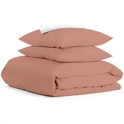 Комплект постільної білизни Cosas Copper CS2 Полуторний цегельний (Ranfors_Brick_White_160)