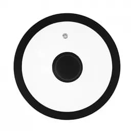 Кришка скляна Frico з силіконовим обідком 26 см (FRU-986)