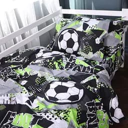 Комплект постільної білизни Mirson бязь Kids Time Urban football 143х210 см (2200011570501)