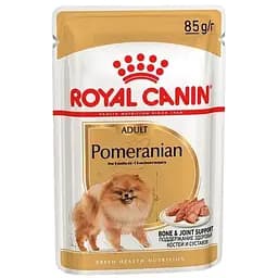 Набір: Вологий корм для дорослих собак породи Померанський шпіц Royal Canin Pomeranian Loaf 1.02 кг (12 шт. х 85 г) - мініатюра 2