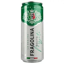 Напиток винный La Regina Fragolina Mojito, белое, полусладкое, ж/б, 7%, 0,33 л (887227)