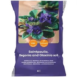 Торфосмесь Seklos Agronom для фиалок, бегоний и глоксиний 4 л (904033)